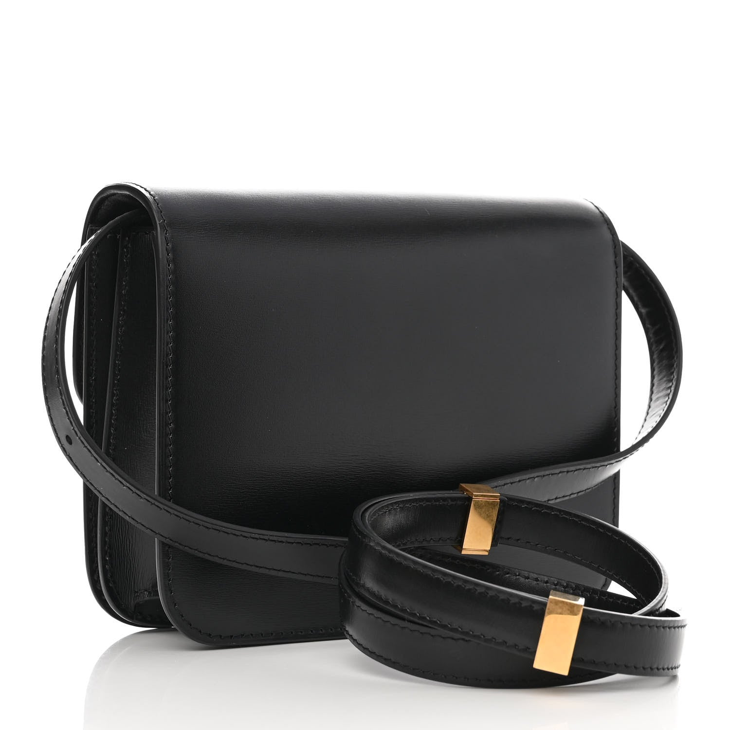 Celine Box Calfskin Teen Classic Box Flap Bag Black 3 of 10
