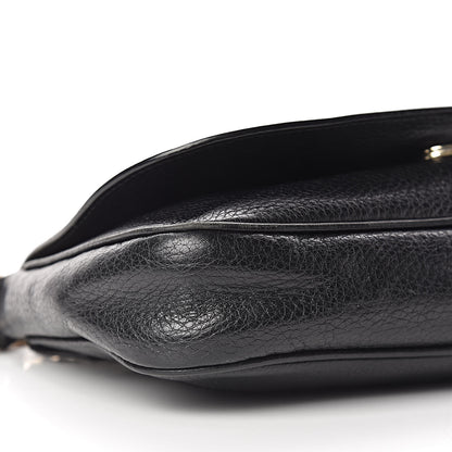 Gucci Pebbled Calfskin Medium Soho Flap Crossbody Black 9 of 11