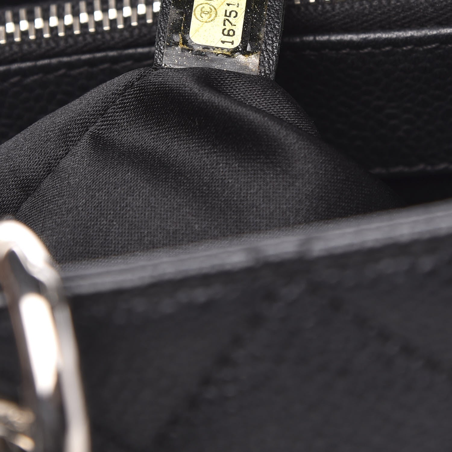 Chanel Caviar Quilted XL Grand Shopping Tote GST Black 7 of 11