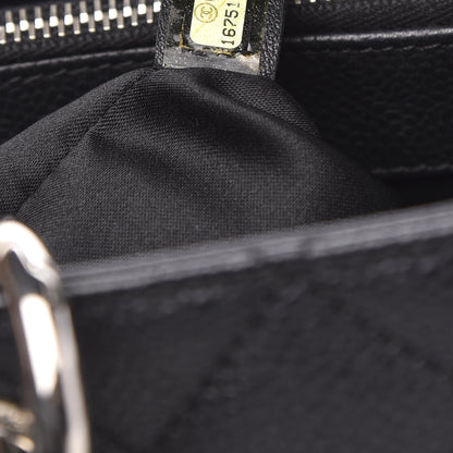 Chanel Caviar Quilted XL Grand Shopping Tote GST Black 7 of 11