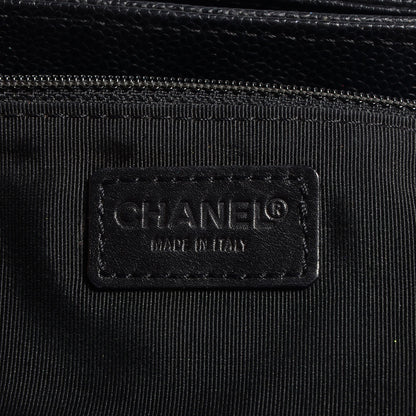 Chanel Caviar CC Shoulder Bag Black 7 of 8