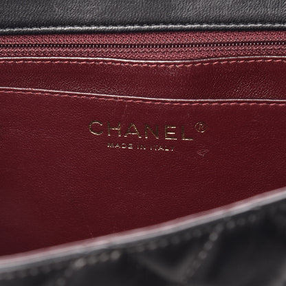 Chanel Lambskin Quilted Maxi Single Flap Black 7 of 11