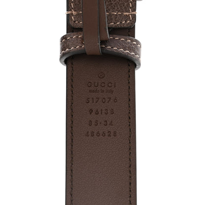 Gucci GG Supreme Monogram Web Small Ophidia Belt Bag 85 34 Dark Brown 8 of 11