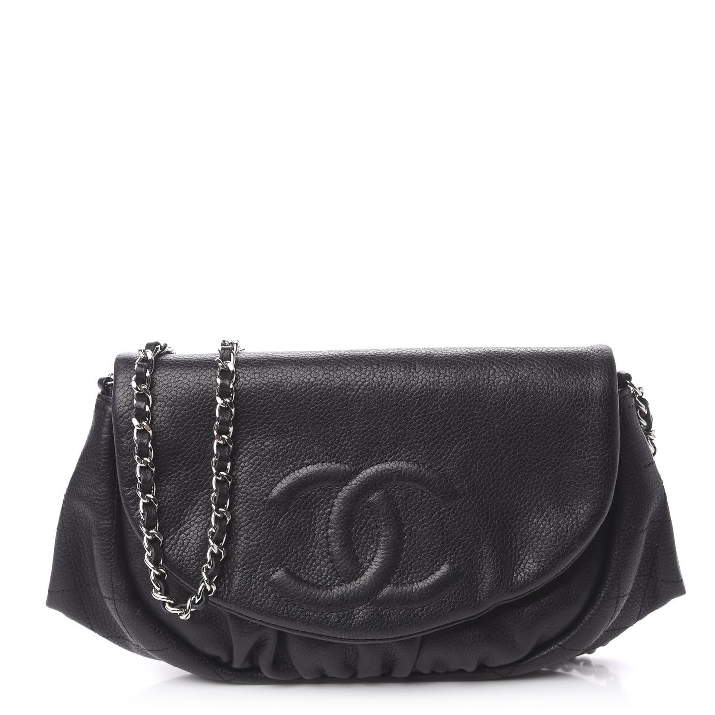 Caviar Half Moon Wallet On Chain WOC Black