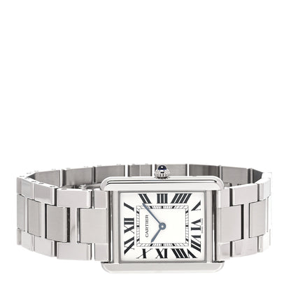 Cartier Stainless Steel 27mm Tank Solo Quartz Watch 2 of 5