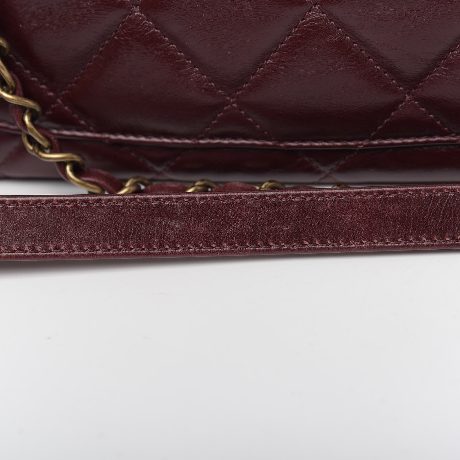 Chanel Hot Stamping Calfskin Tale Of Salzburg Flap Burgundy 14 of 14