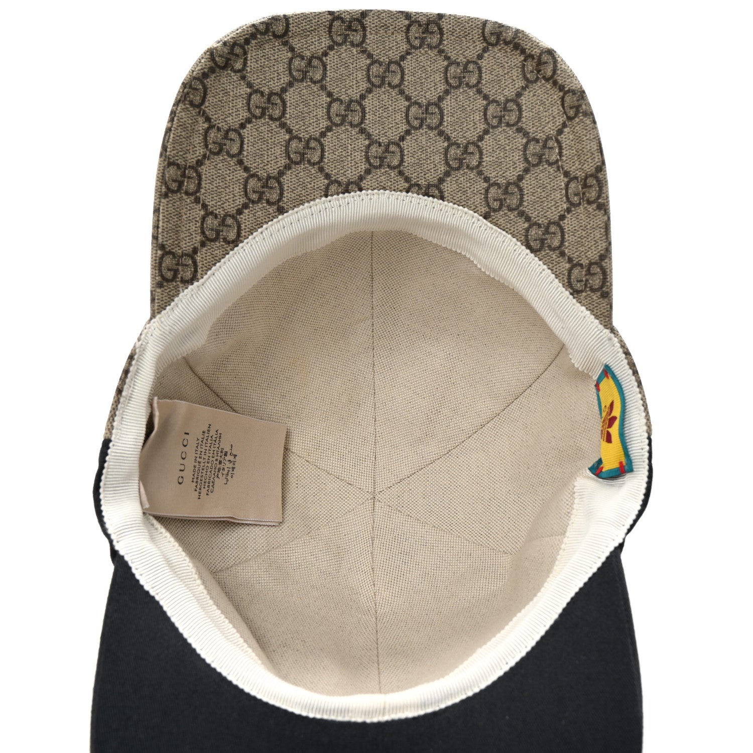 Gucci X ADIDAS GG Supreme Monogram Double Sided Baseball Hat M