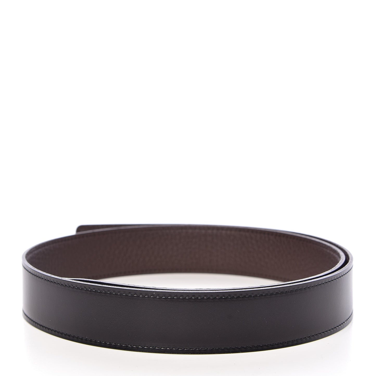 Box Togo 32mm Belt Strap 85 Black Chocolate