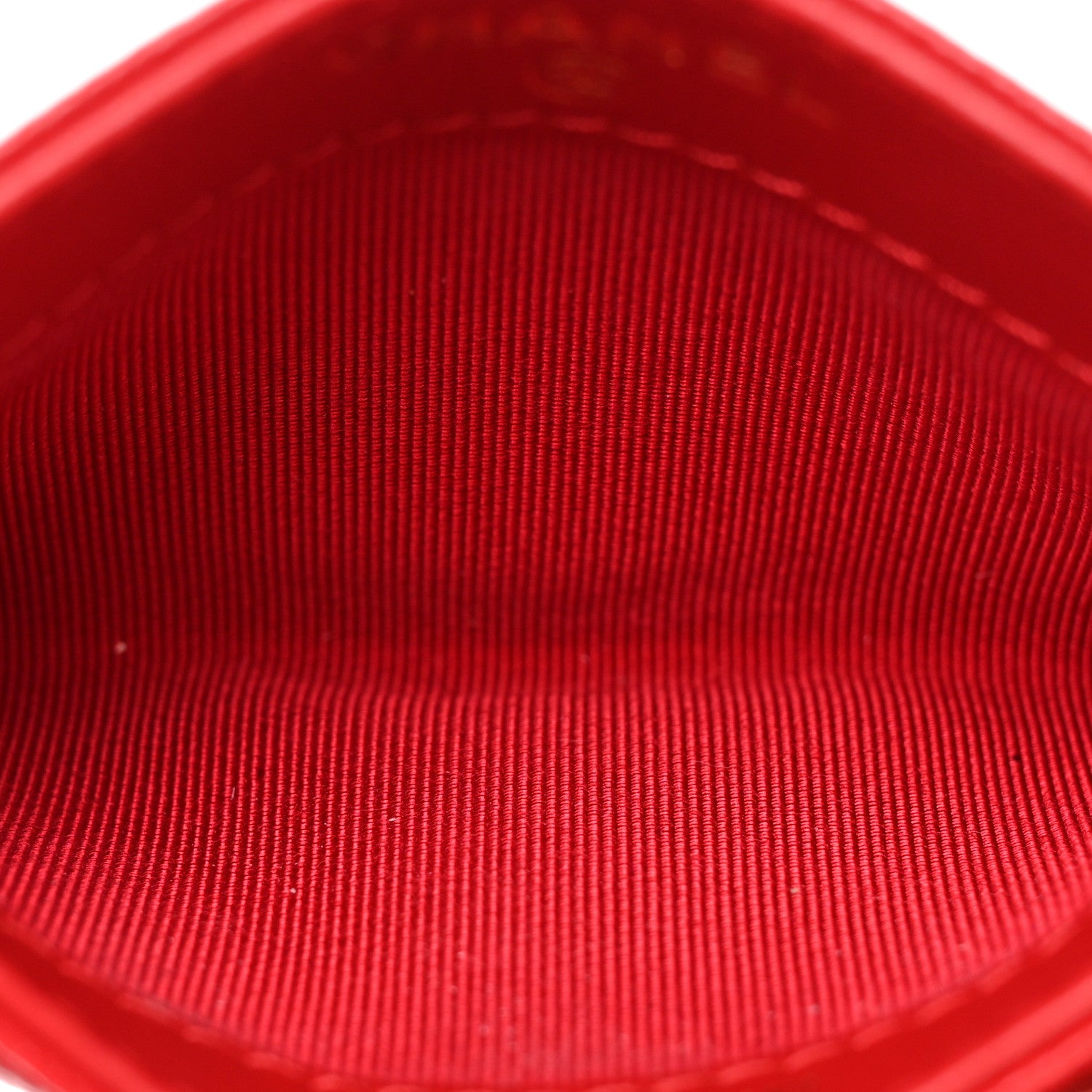 Chanel Caviar Quilted Card Holder Red 5 of 9