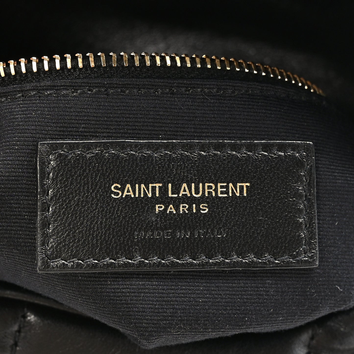 Lambskin Quilted Toy Loulou Puffer Monogram Chain Satchel Black