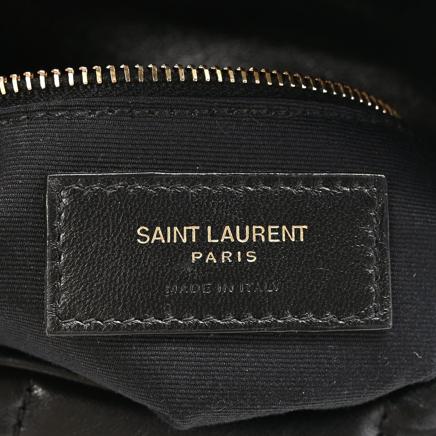 Saint Laurent Lambskin Quilted Toy Loulou Puffer Monogram Chain Satchel Black 6 of 9