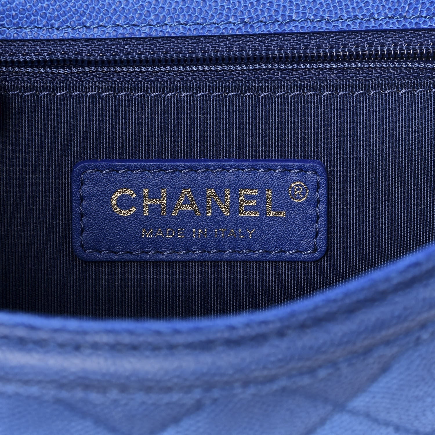 Chanel Caviar Quilted Small Sunset On The Sea Flap Blue 5 of 9