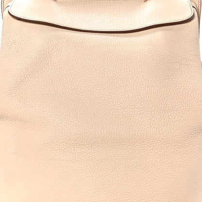 Hermes Taurillon Clemence Sherpa Backpack Parchemin 7 of 14