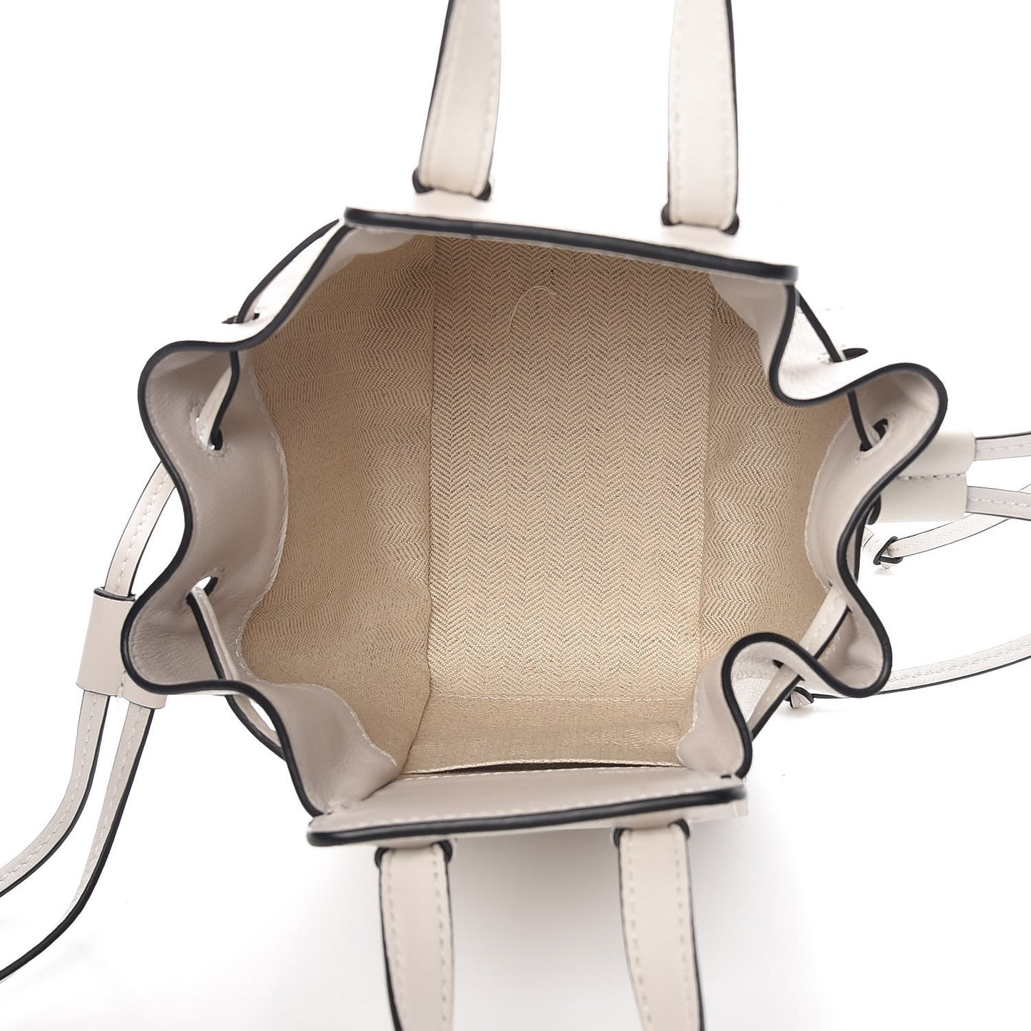 Calfskin Mini Hammock Shoulder Bag Soft White