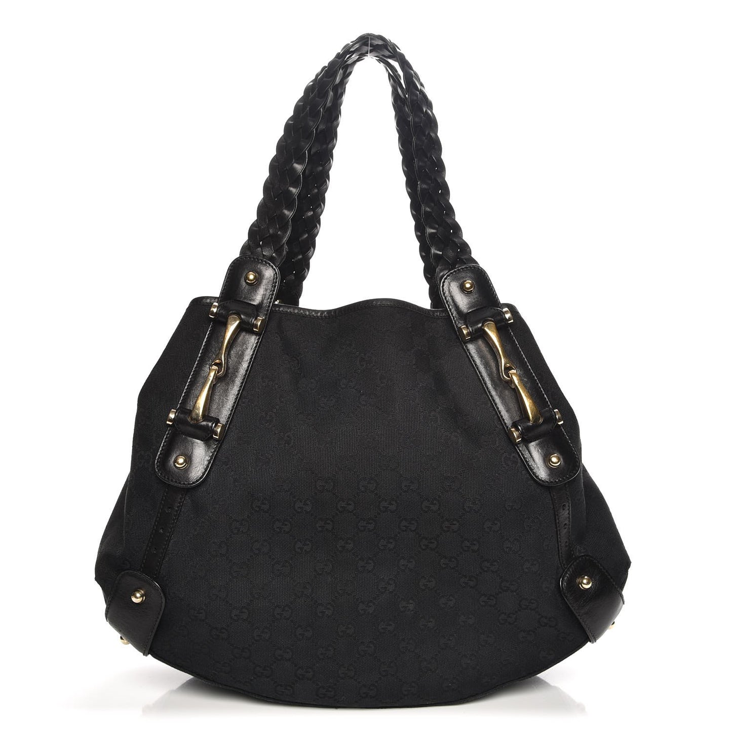Monogram Medium Pelham Shoulder Bag Black