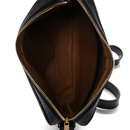 Celine Triomphe Canvas Medium Messenger Bag Black 5 of 9