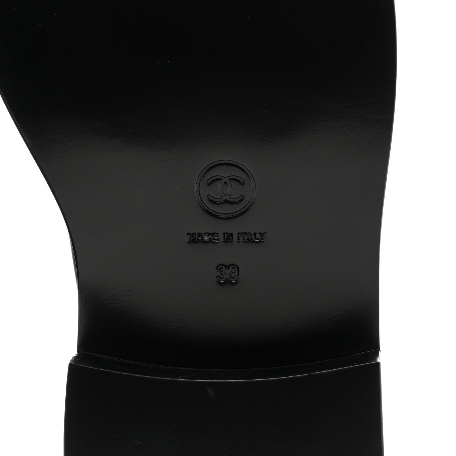 Chanel Calfskin Cap Toe Boots 39 Black 8 of 10