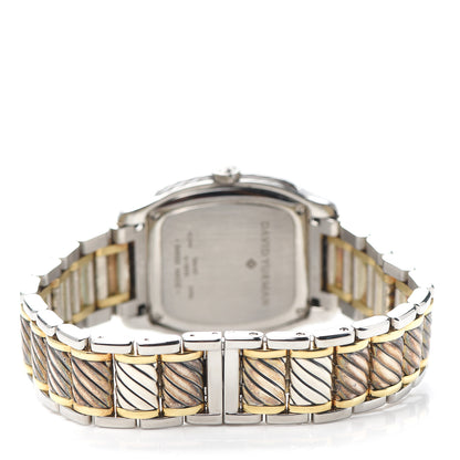 David Yurman Stainless Steel 18K Yellow Gold 32mm Thoroughbred Quartz Watch 3 of 6