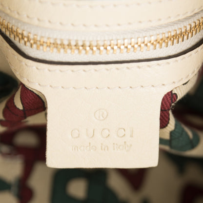 Gucci Calfskin Large Indy Top Handle Hobo Off White 6 of 7