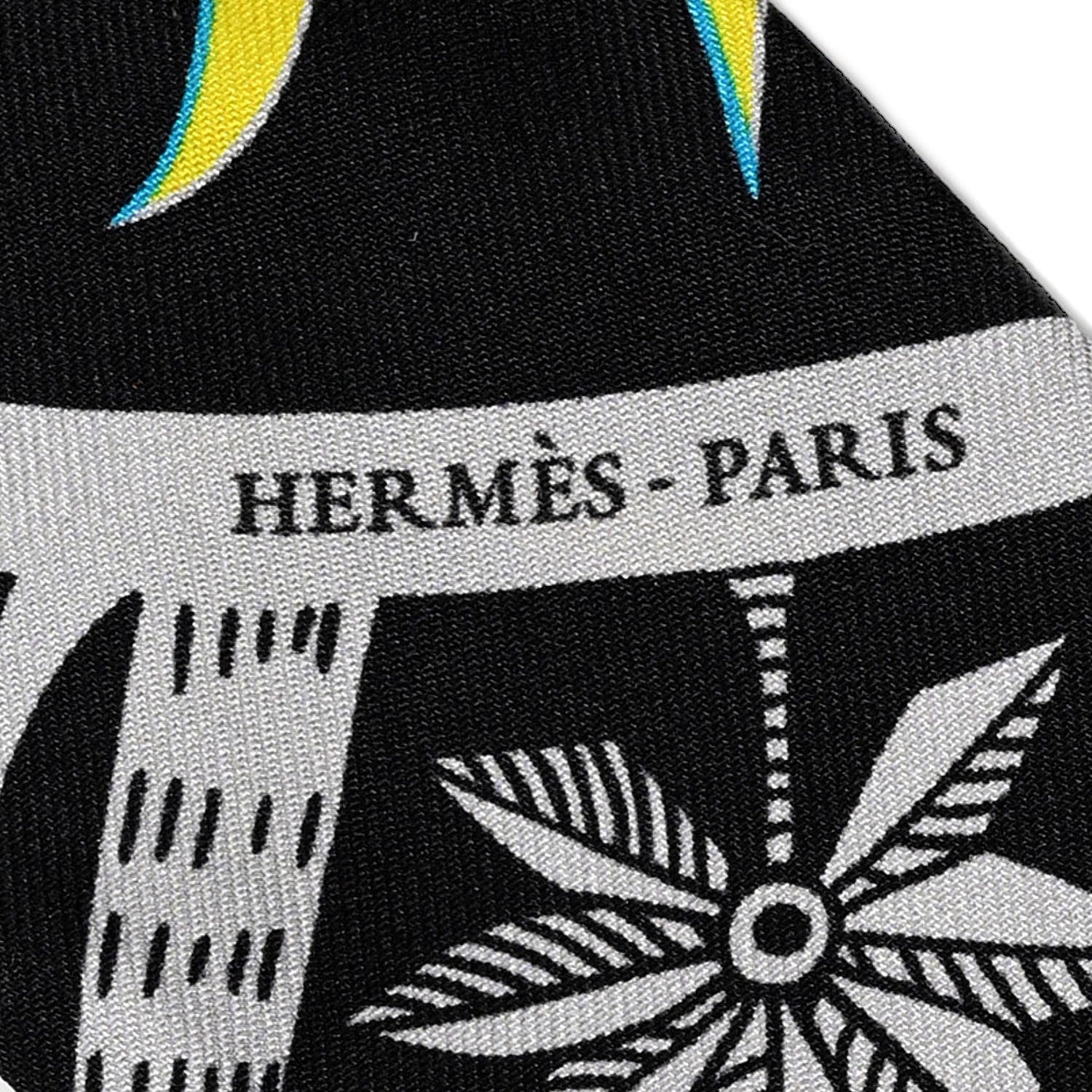 Hermes Silk Mythiques Phoenix Coloriages Twilly Blanc Noir Multicolor 4 of 5