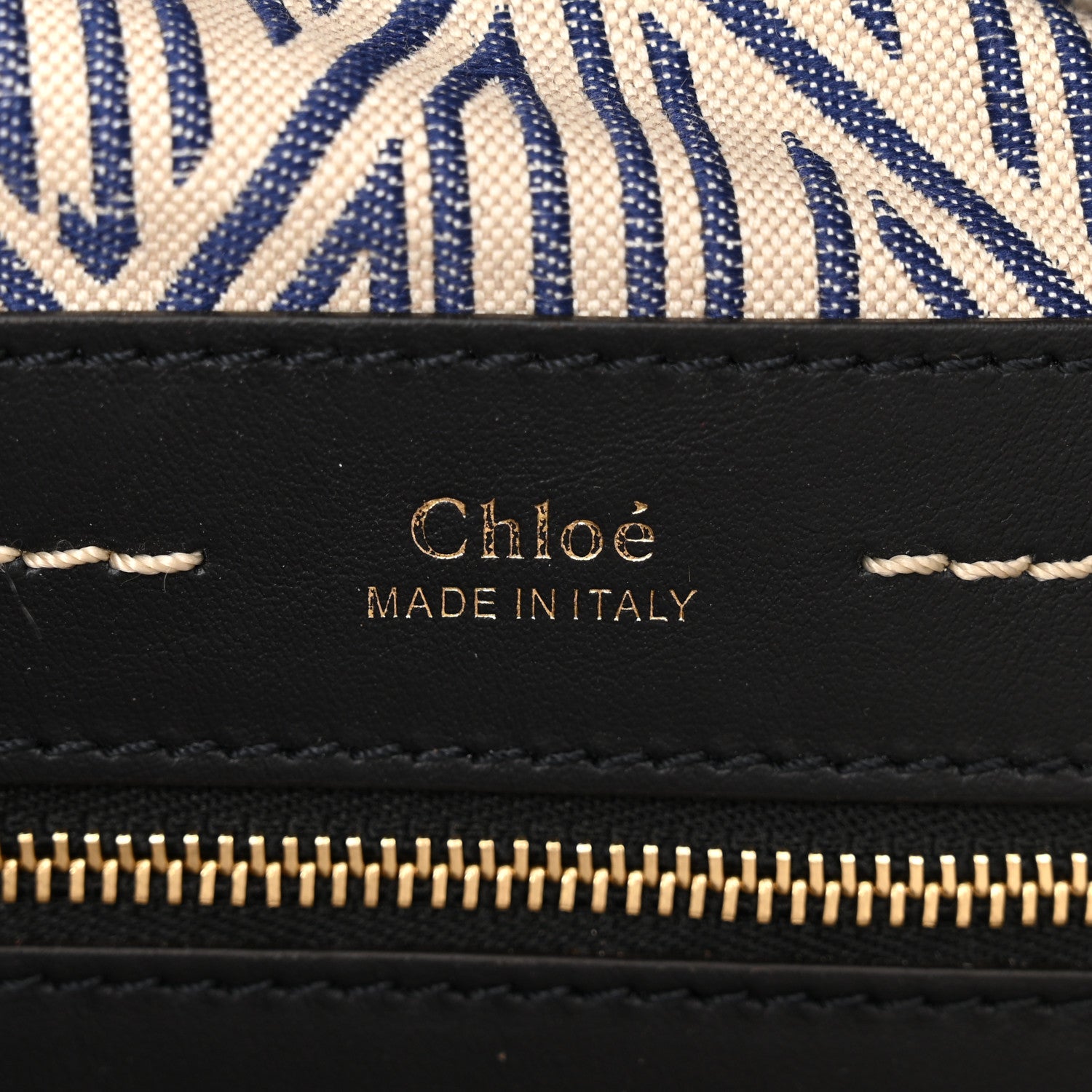 Chloe Calfskin Medium Daria Full Blue 6 of 11