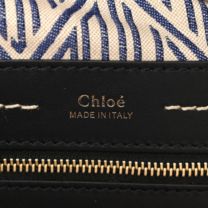 Chloe Calfskin Medium Daria Full Blue 6 of 11