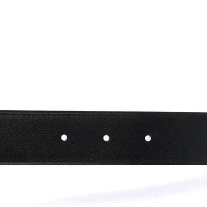 Hermes Swift Togo 32mm H Belt 75 Black Gold 5 of 7