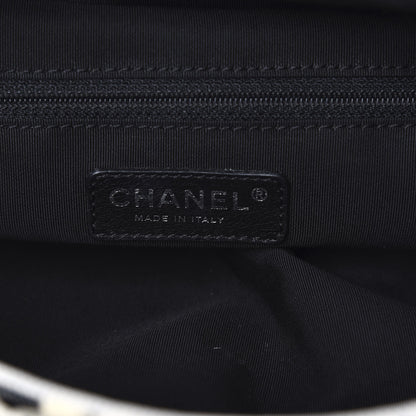 Chanel Velour Camellia Print Frame Bag White 6 of 11