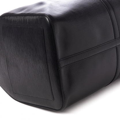Louis Vuitton Epi Keepall 60 Black 5 of 9