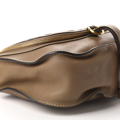 Chloe Calfskin Medium Marcie Round Zip Crossbody Nut 6 of 12