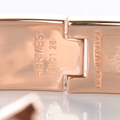Hermes Enamel Narrow Clic Clac H Bracelet PM Craie 5 of 9