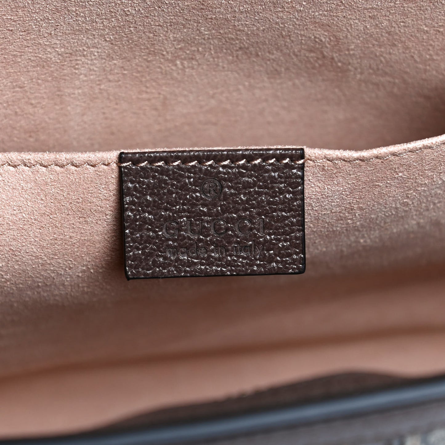GG Supreme Monogram Web Ophidia Pouch Brown