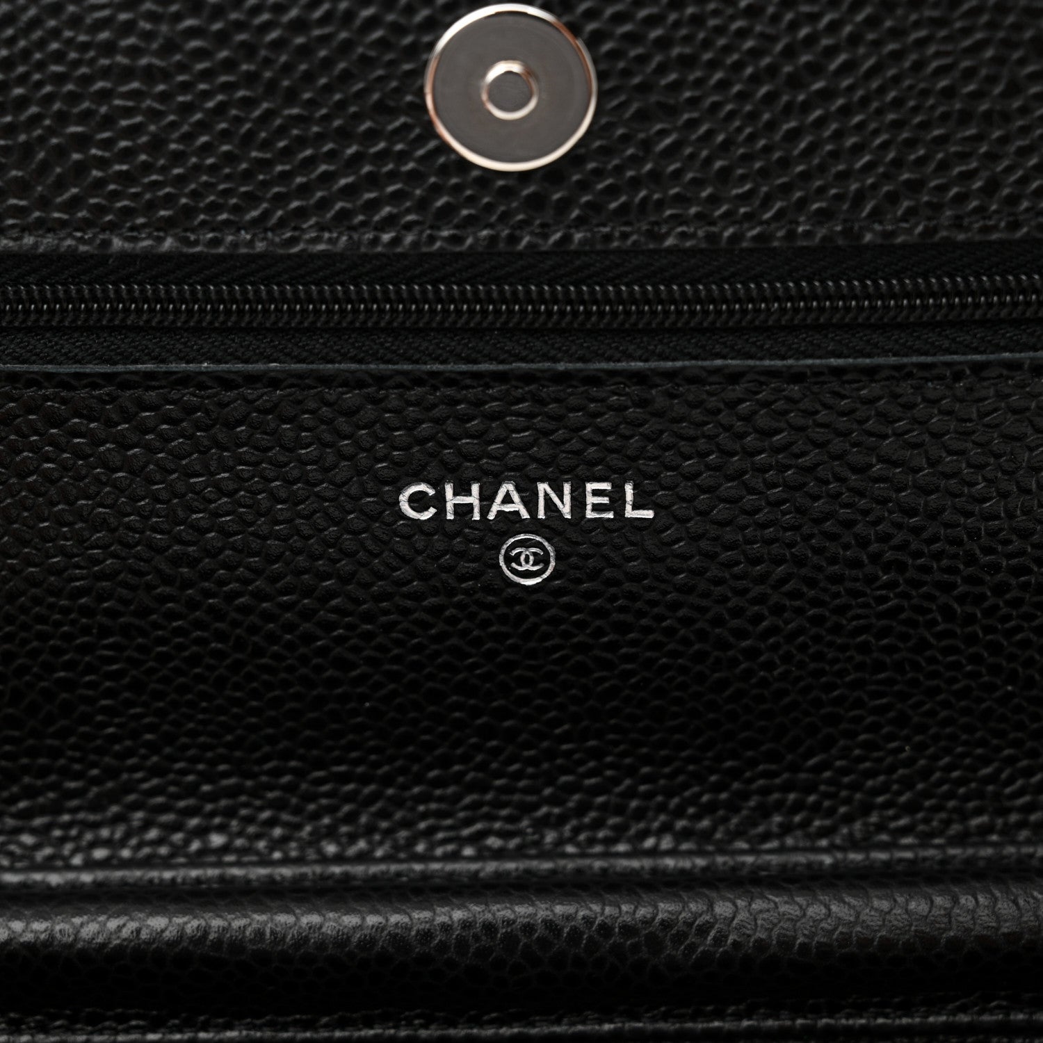 Chanel Caviar Quilted Wallet on Chain WOC Black 6 of 12