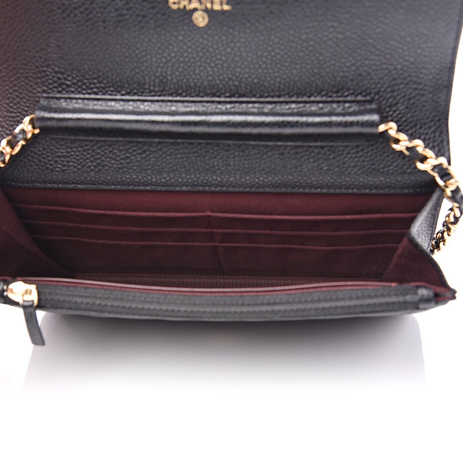 Chanel Caviar Quilted Wallet On Chain WOC Black 5 of 12