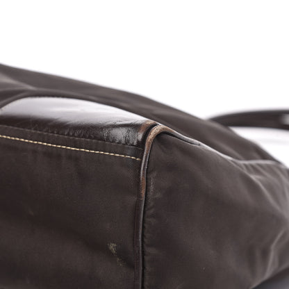Prada Tessuto Nylon Calfskin Hobo Moro 12 of 16