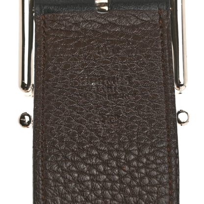 Hermes Box Togo Nathan 40 Belt 105 42 Brown 5 of 9