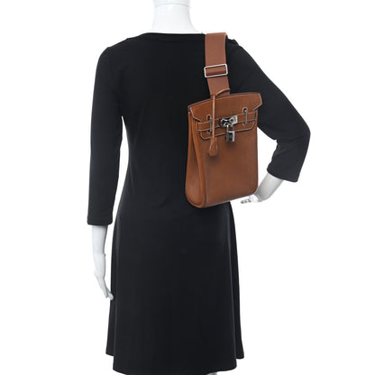 Hermes Natural Barenia Faubourg Hac A Dos PM Backpack Fauve 2 of 11