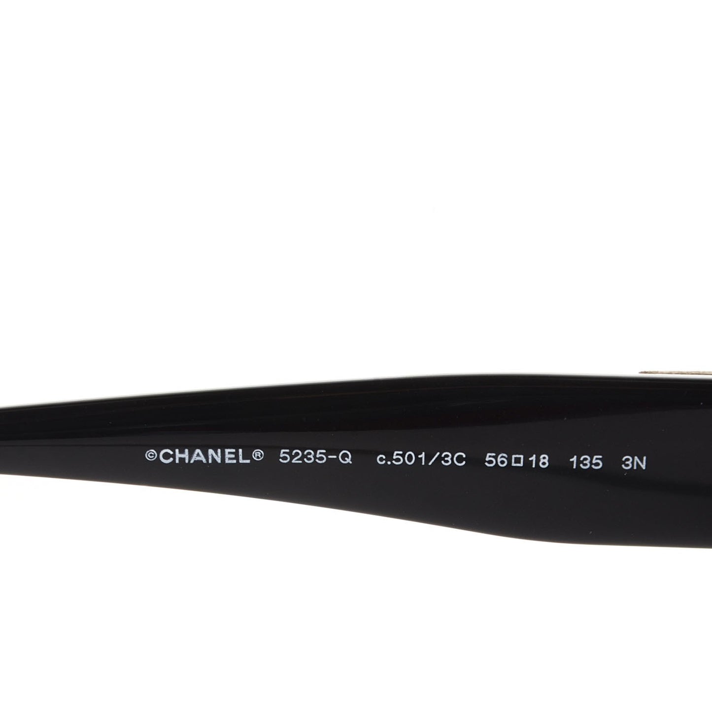 Acetate CC Turnlock Sunglasses 5235-Q Black Beige
