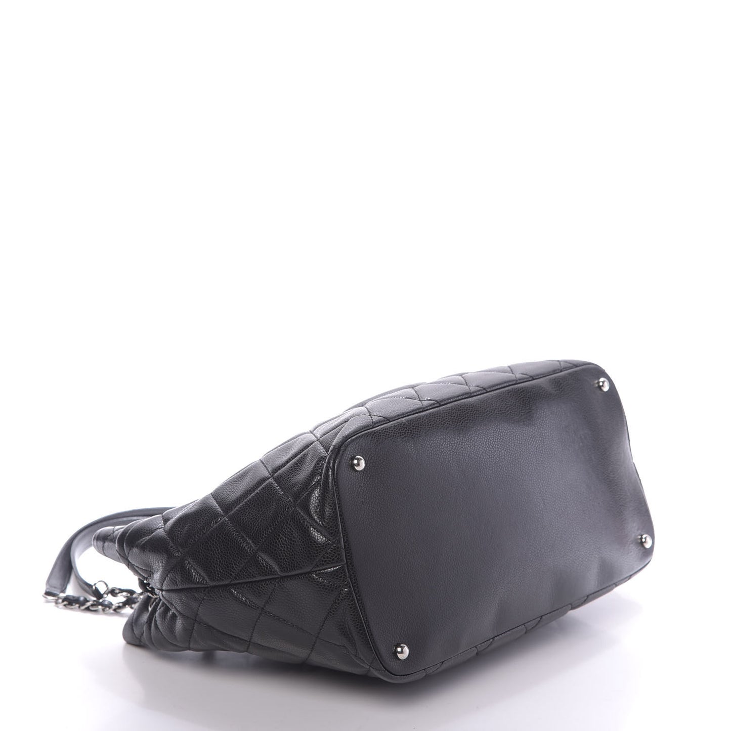 Caviar Quilted Timeless CC Soft Tote Black