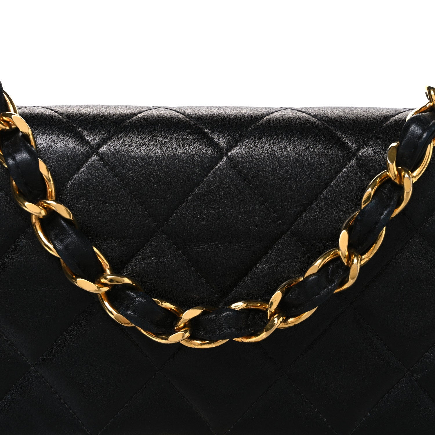 Chanel Lambskin Quilted XL Jumbo Single Flap Black 9 of 13