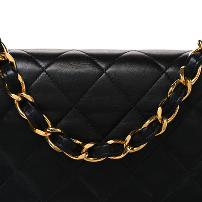 Chanel Lambskin Quilted XL Jumbo Single Flap Black 9 of 13
