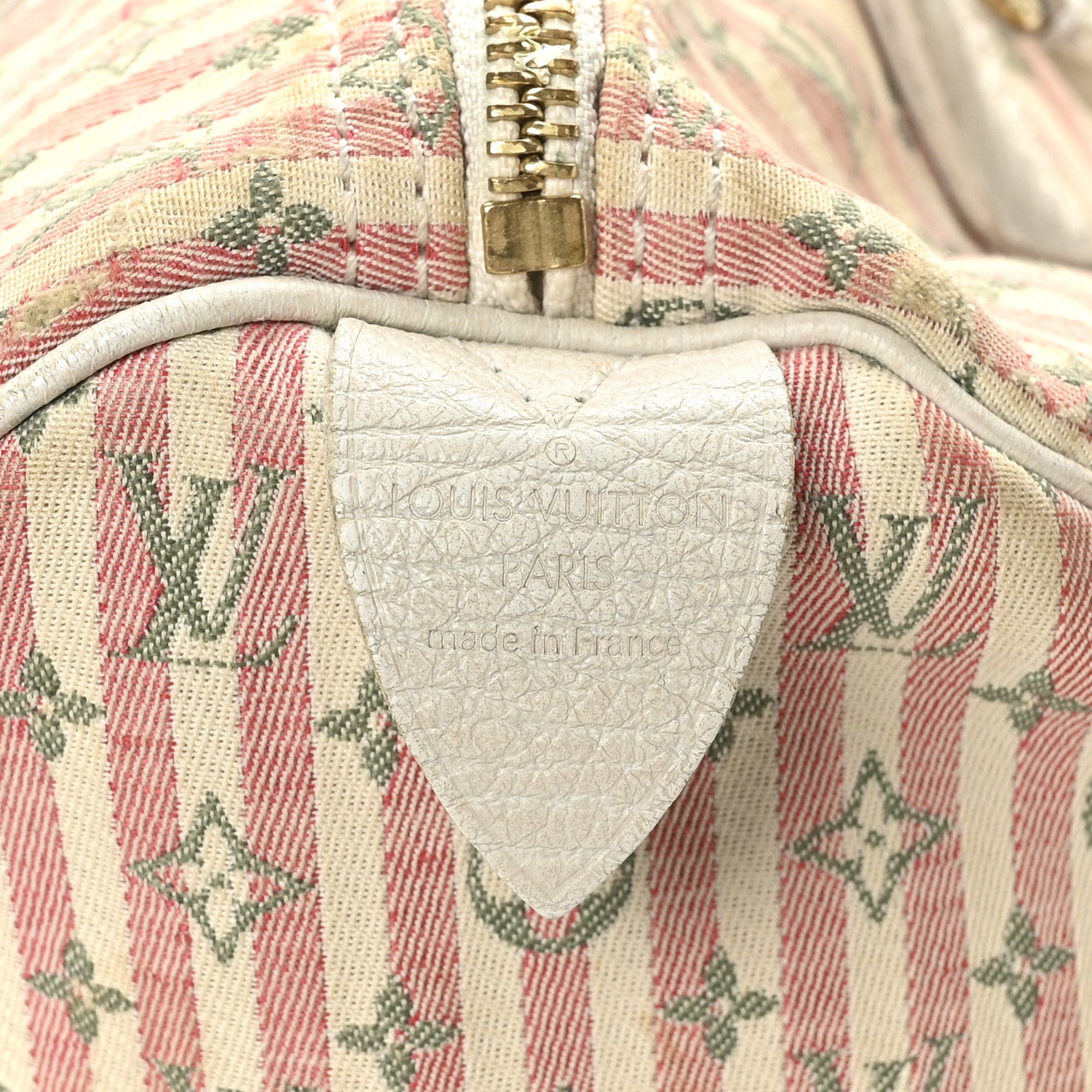 Louis Vuitton Mini Lin Croisette Speedy 30 Rouge 6 of 14