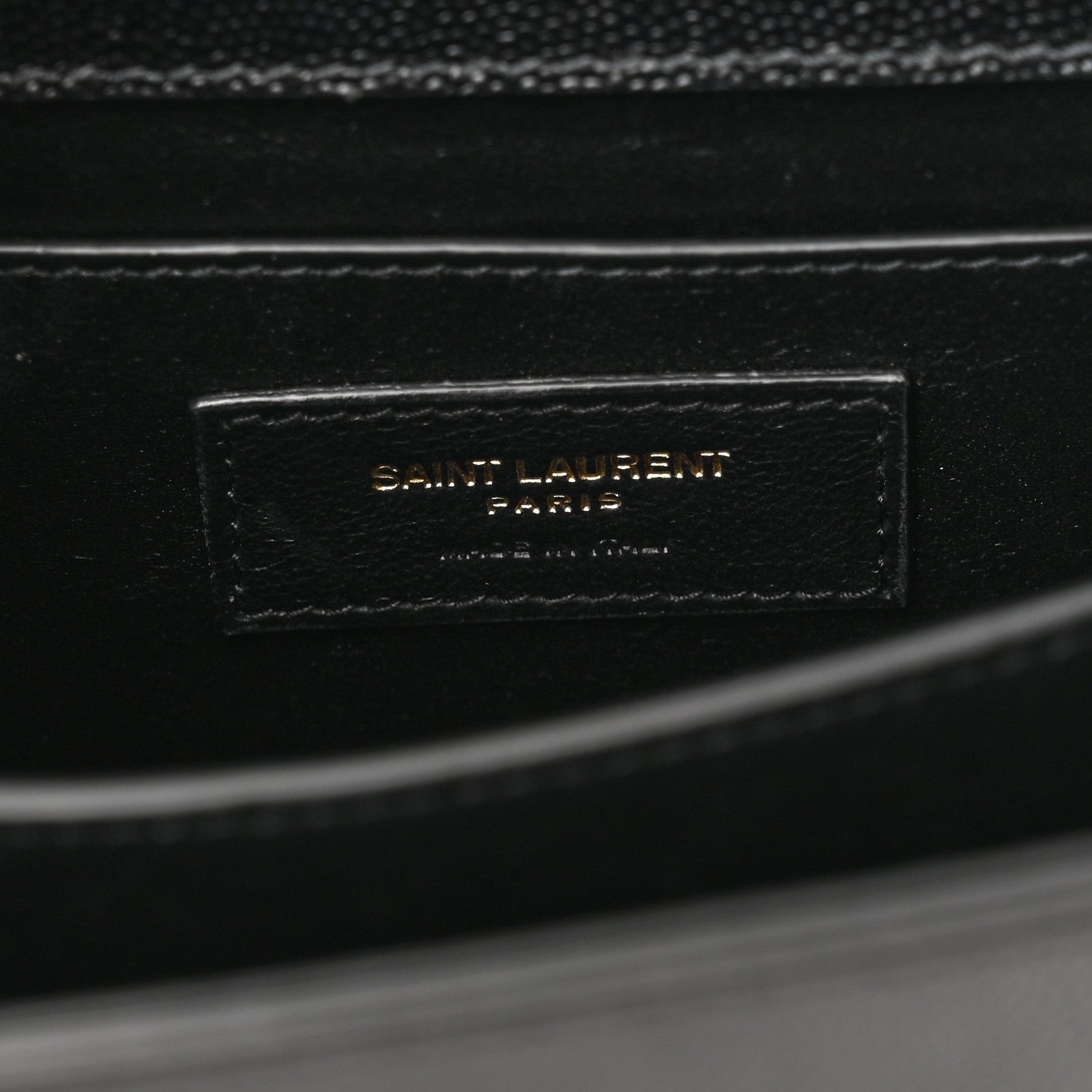 Saint Laurent Grain de Poudre Mini Classic Monogram Cassandra Top Handle Black 6 of 10