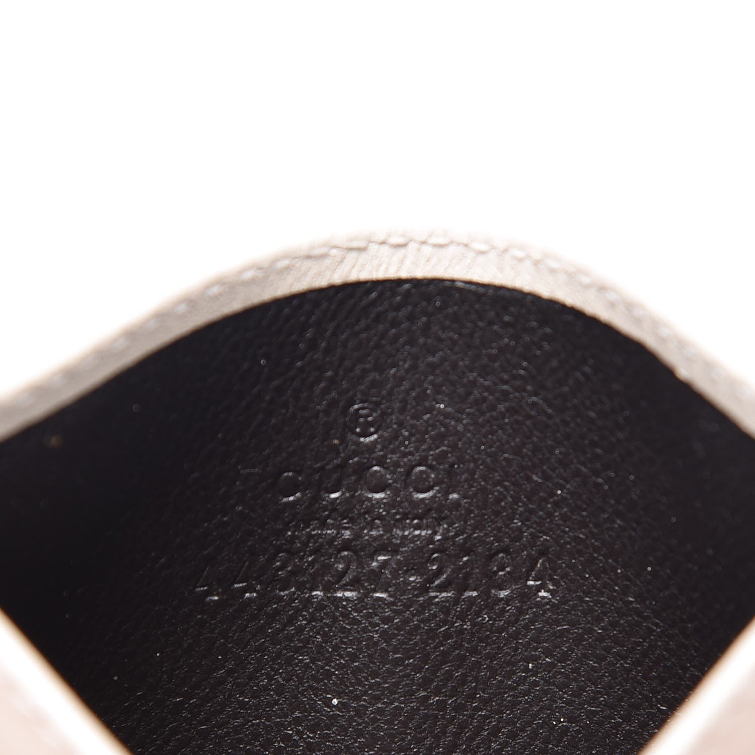 Gucci Calfskin Matelasse GG Marmont Card Holder White 6 of 6