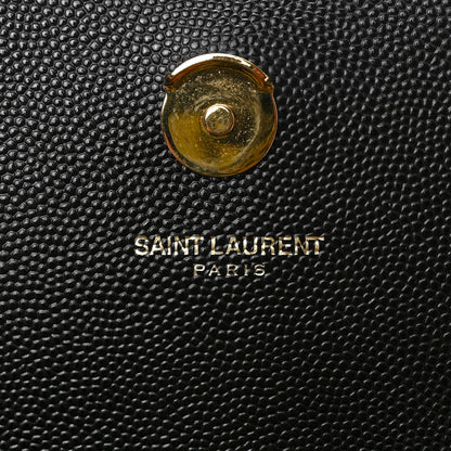 Saint Laurent Grain De Poudre Small Monogram Kate Satchel Black 7 of 10