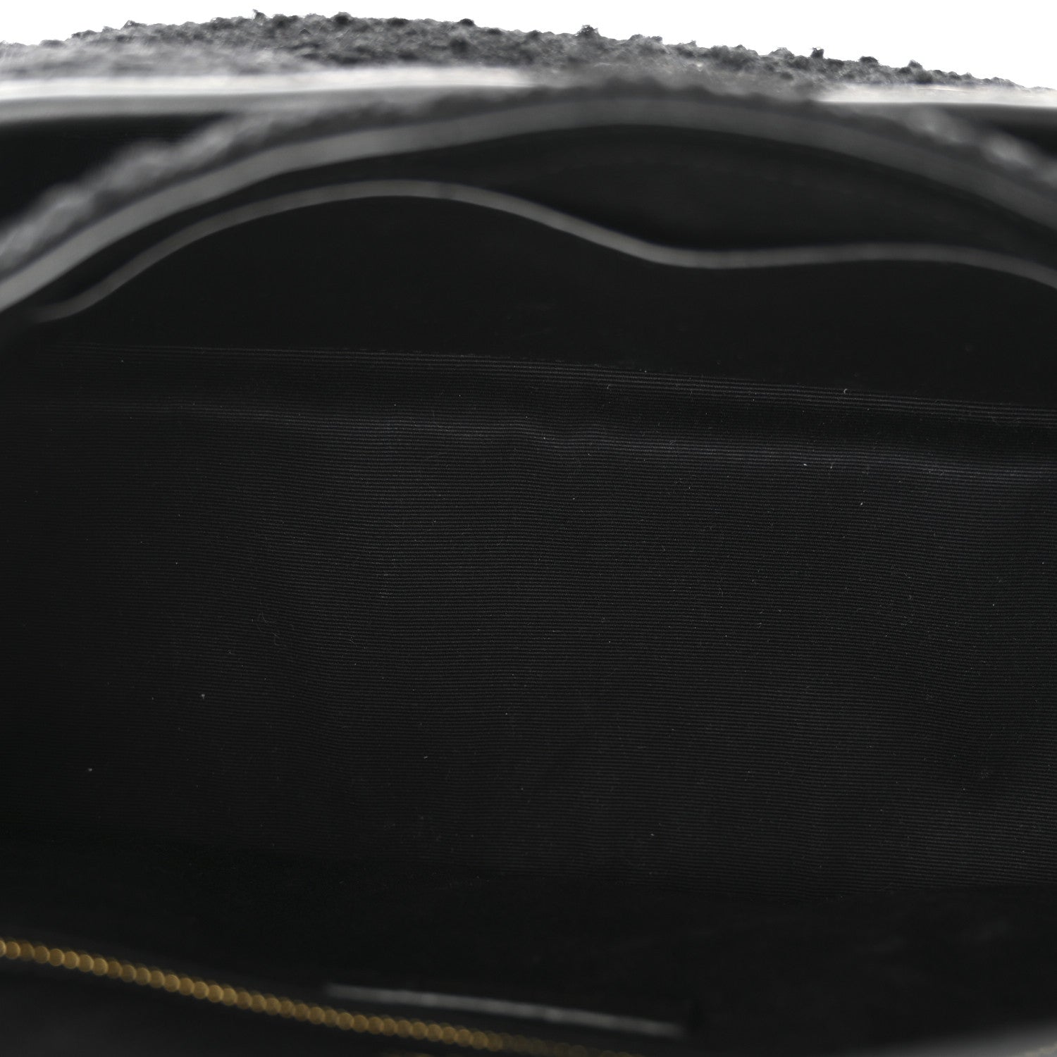 Saint Laurent Boucle Tweed Monogram Medium Niki Chain Satchel Black 5 of 12