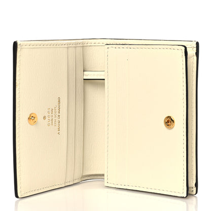 Gucci X KEN SCOTT New Shangai Calfskin Jardin D'Avril Floral Print Horsebit 1955 Card Case Wallet Ivory Pink 5 of 8
