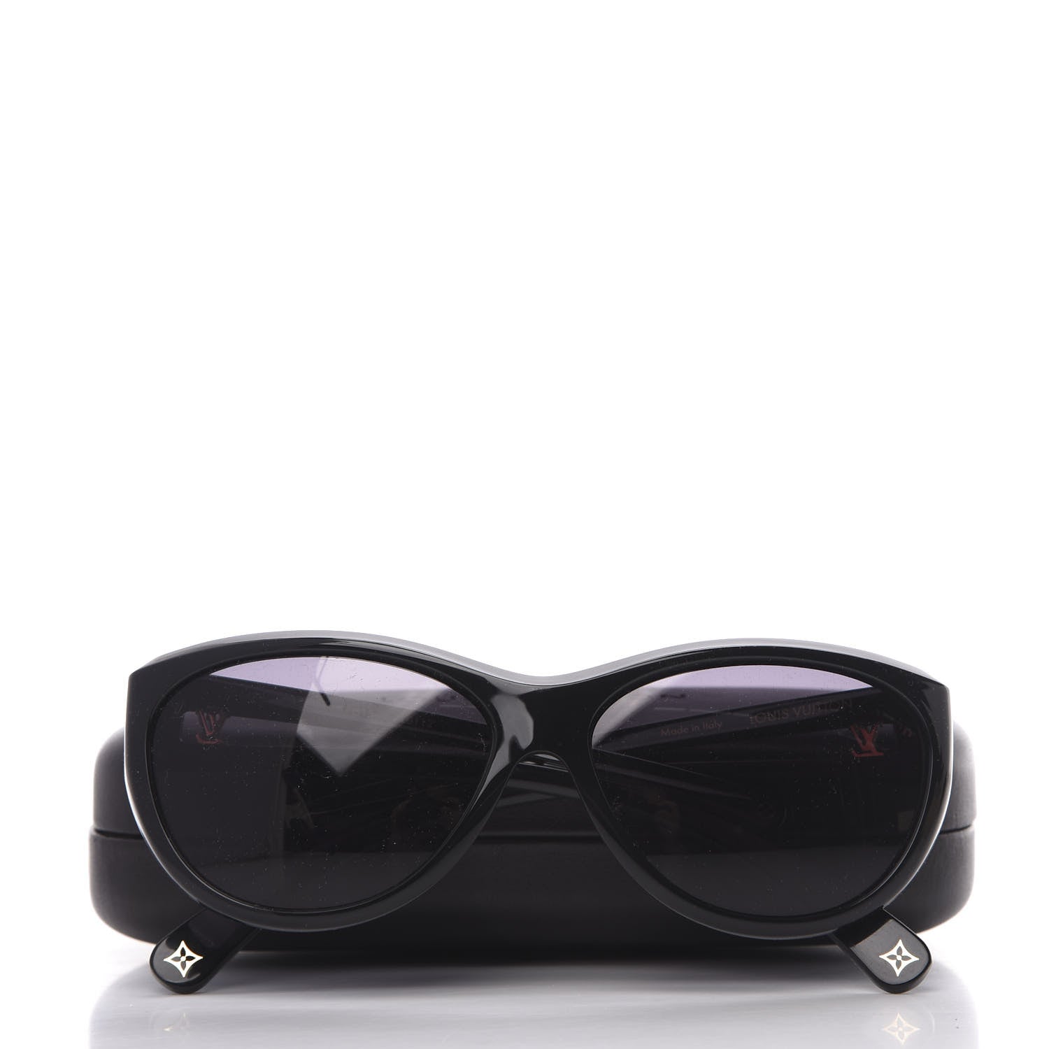 Louis Vuitton Acetate Cat Eye Flore Sunglasses Z0449W Black 8 of 8