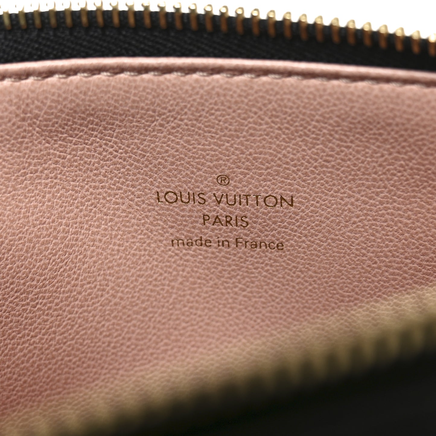 Lambskin Embossed Monogram Coussin PM Black