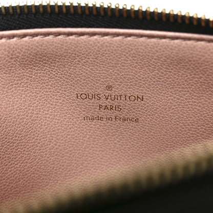 Louis Vuitton Lambskin Embossed Monogram Coussin PM Black 6 of 9
